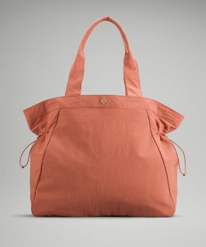 Lululemon Side-Cinch Shopper Bag Accessories Çantası Pembe | XWCQ-12370