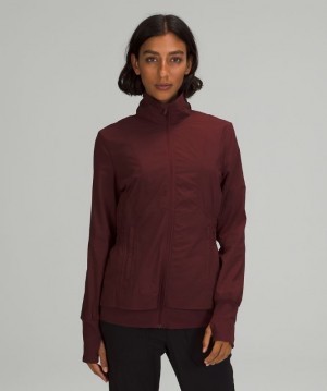 Lululemon Sights Seen Jacket Kadın Mont Kırmızı Bordo | SKOT-59328