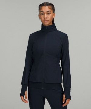 Lululemon Sights Seen Jacket Kadın Mont Lacivert | XWTF-09126