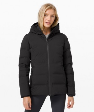 Lululemon Sleet Street Jacket Kadın Mont Siyah | TNZQ-12790