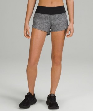Lululemon Speed Up Low-Rise Lined Short 2.5 Kadın Şort Renkli Siyah Siyah | RODM-71834