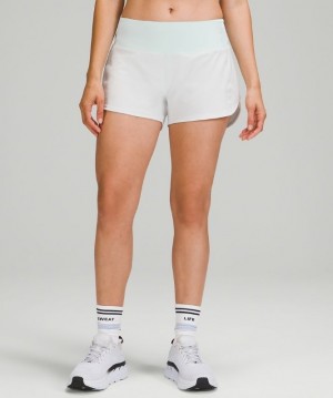 Lululemon Speed Up MR Short 4 Lined Kadın Şort Ocean Air | CXHL-16984