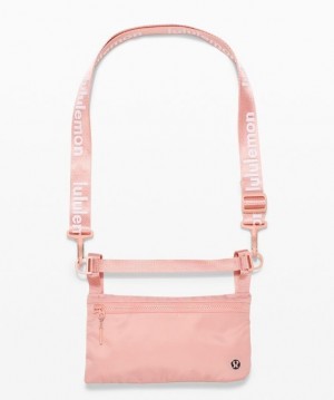 Lululemon Stow and Flow Mat Strap Accessories Teçhizat Pembe | QESI-37501