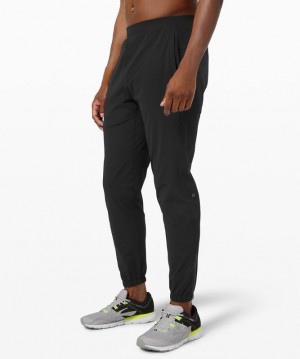 Lululemon Surge Jogger Shorter Length Erkek Pantolon Siyah | CQWI-86021
