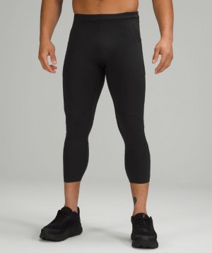Lululemon Surge Tight 22 Nulux Erkek Pantolon Siyah | SIUB-21359