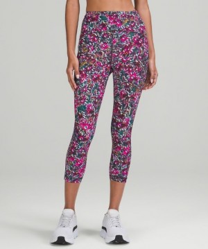 Lululemon Swift Speed High-Rise Crop 21 Kadın Tayt Renkli | KPHS-85304