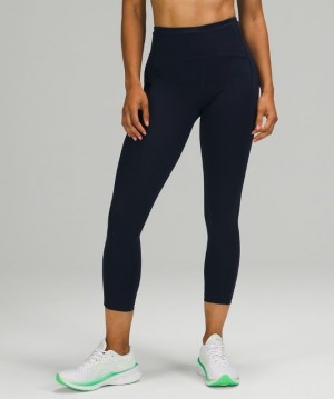 Lululemon Swift Speed High-Rise Crop 23 Kadın Tayt Lacivert | NSHW-02631