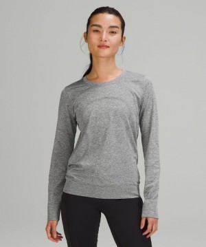Lululemon Swiftly Relaxed Long Sleeve Kadın Üstler Beyaz | BMGI-84906