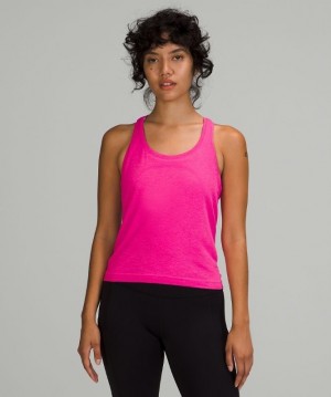 Lululemon Swiftly Tech Racerback Tank 2.0 Race Kadın Atlet Pembe Pembe | QMCO-61079
