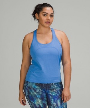 Lululemon Swiftly Tech Racerback Tank 2.0 Race Kadın Atlet Mavi Mavi | JVIF-74291