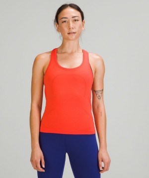 Lululemon Swiftly Tech Racerback Tank 2.0 Race Kadın Atlet Kırmızı Kırmızı | HZWR-31276