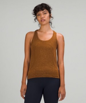 Lululemon Swiftly Tech Racerback Tank 2.0 Race Kadın Atlet Bakır Kahverengi Bej Rengi | XVPD-87056