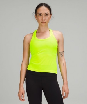 Lululemon Swiftly Tech Racerback Tank 2.0 Race Kadın Atlet Sarı Sarı | DISX-41658