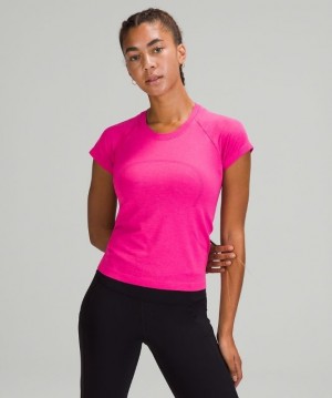 Lululemon Swiftly Tech SS 2.0 Race Kadın Üstler Pembe Pembe | LAMK-06241