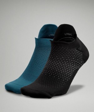 Lululemon Tab Run Sock Box Set 2P Accessories Çorap Siyah Mavi | SHRU-03542
