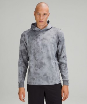 Lululemon Textured Tech Hoodie Erkek Kapşonlu Gri | ZDKM-43062