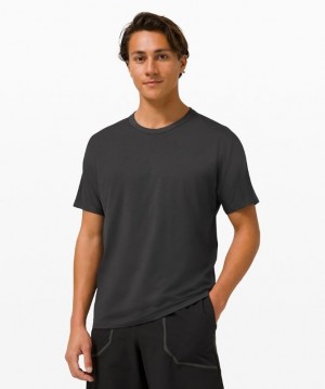 Lululemon The Fundamental Oversized T Erkek Üstler Koyu Gri | EGKW-54316