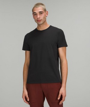 Lululemon The Fundamental T Erkek Üstler Siyah | RGXZ-42310