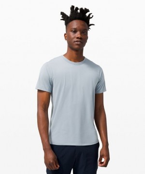 Lululemon The Fundamental T Erkek Üstler Chambray | PBKD-38916