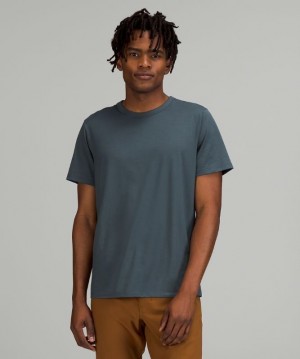 Lululemon The Fundamental T Erkek Üstler Mavi | HDXC-80123