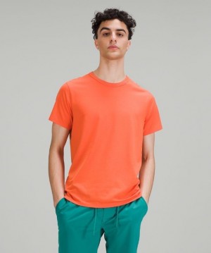 Lululemon The Fundamental T Erkek Üstler Mercan | WTAG-62410