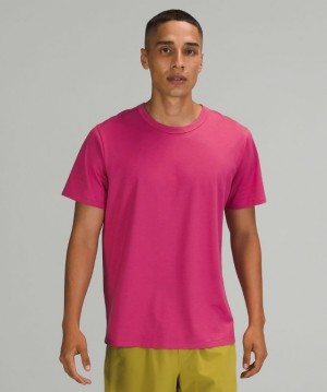 Lululemon The Fundamental T Erkek Üstler Pembe | USLQ-27384