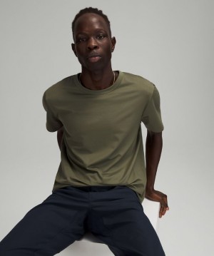 Lululemon The Fundamental T Erkek Üstler Zeytin Yeşili | TUPB-02415