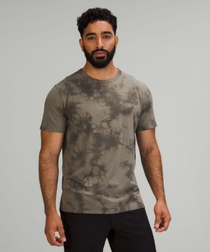 Lululemon The Fundamental T Wash Erkek Üstler New Tide Shibori Rover | QZND-52086