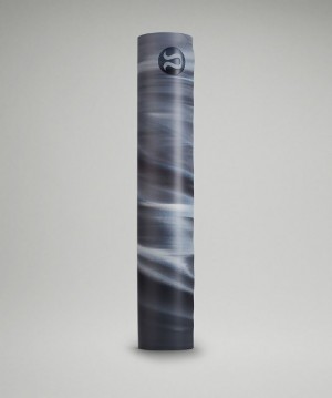 Lululemon The Reversible (Big) Mat Marble Accessories Yoga Paspasları Lacivert Mavi Bej Rengi Beyaz Lacivert | PBZL-76409
