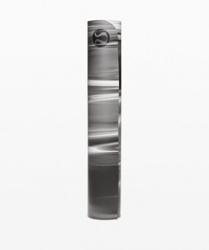 Lululemon The Reversible (Big) Mat Marble Accessories Yoga Paspasları Siyah Beyaz Siyah | CPTH-32059
