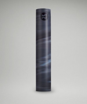 Lululemon The Reversible Mat 5mm Marble Accessories Yoga Paspasları Lacivert Mavi Bej Rengi Beyaz Lacivert | LRZD-59083
