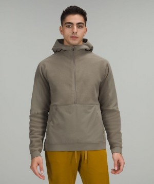 Lululemon Thick Fleece Half-Zip Erkek Tişörtü Rover | CTNH-60314