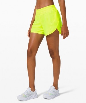 Lululemon Track That Mid-Rise Short 5 Lined Kadın Şort Sarı | SEKM-53208