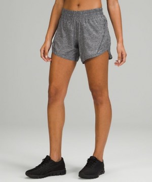 Lululemon Track That Mid-Rise Short 5 Lined Kadın Şort Renkli Siyah | UCZB-09358