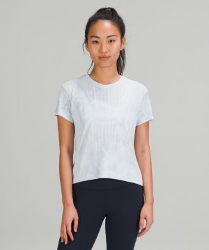 Lululemon Train to Be SS Kadın Üstler Açık Mavi Lacivert | MXDZ-38206