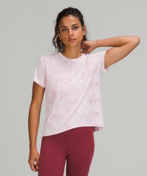Lululemon Train to Be SS Kadın Üstler Açık Mavi Pembe Gri Kahverengi | SYBF-85196