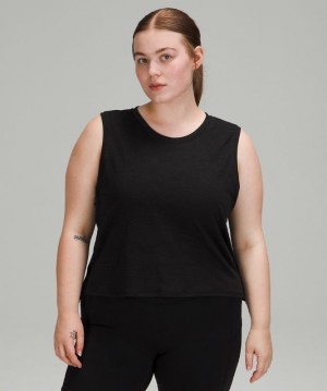 Lululemon Train to Be Tank Kadın Üstler Camo Siyah | BVFJ-23958