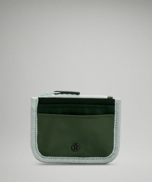 Lululemon True Identity Card Case Accessories Çantası Yeşil Yeşil Siyah | EFWY-53012