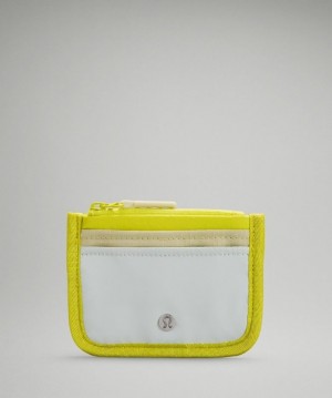 Lululemon True Identity Card Case Accessories Çantası Yeşil Sarı | ARPV-70956
