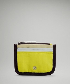 Lululemon True Identity Card Case Accessories Çantası Sarı Yeşil | WUCV-43856