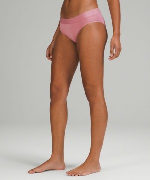 Lululemon UnderEase Bikini Kadın İç Giyim Pembe Gri Kahverengi | DBGP-36514