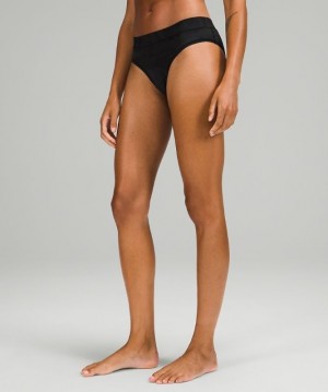Lululemon UnderEase Mid-Rise Cheeky Bikini Underwear Kadın İç Giyim Camo Renkli Gri | GCOW-28970