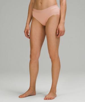 Lululemon UnderEase Mid-Rise Hipster Underwear Kadın İç Giyim Misty Shell | GOSW-17058