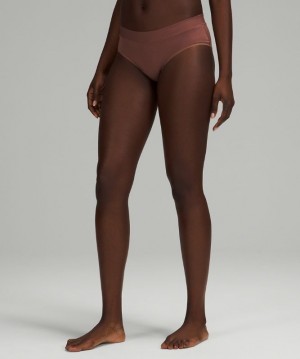 Lululemon UnderEase Mid-Rise Hipster Underwear Kadın İç Giyim Smoky Topaz | VKWF-54862