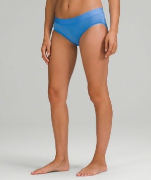Lululemon UnderEase Mid-Rise Hipster Underwear Kadın İç Giyim Mavi | TSUO-17548
