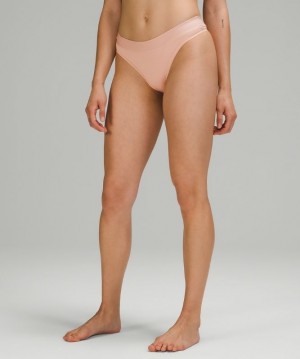 Lululemon UnderEase Thong Kadın İç Giyim Misty Shell | QCZG-82095