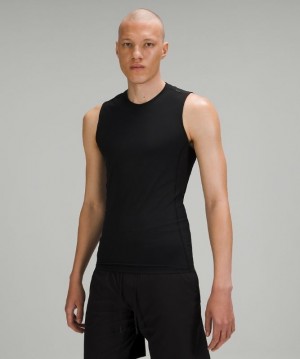 Lululemon Vital Drive Training Sleeveless Shirt Erkek Üstler Siyah | BHEW-37264