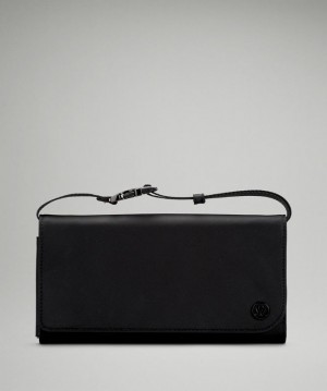 Lululemon Wallet Clutch Crossbody Accessories Çantası Siyah | YQTD-78094