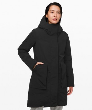 Lululemon Winter Warrior 3-in-1 Parka Kadın Mont Siyah | IKSO-70148