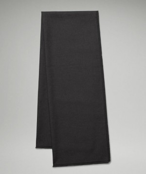 Lululemon Wool-Blend Scarf Accessories Fular Siyah | QFCD-23145